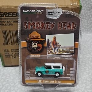 1961 Harvester Scout Limited Edition 1:64 Scale Die-cast Smokey Bear